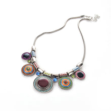 Load image into Gallery viewer, FASHION SENSE Bohemian Style Choker Necklace with Stone Charms
