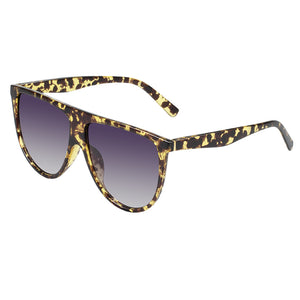 JZU Vintage Retro Flat top Designer Women's Sunglasses