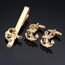 Load image into Gallery viewer, XKZM  Unique High Quality Cuff Link &amp; Necktie Clip Set For Men
