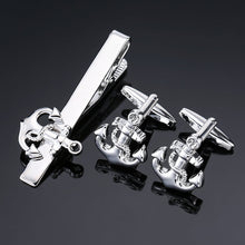 Load image into Gallery viewer, XKZM  Unique High Quality Cuff Link &amp; Necktie Clip Set For Men
