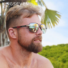Load image into Gallery viewer, KINGSEVEN  Vintage Style Men&#39;s Polarized Aluminum Sunglasses with Modern Flair

