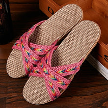 Load image into Gallery viewer, LCIZRONG   Women&#39;s Casual Soft Beach Sandals Made with Natural Fibers

