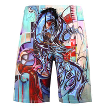 Load image into Gallery viewer, IZUKO  Men&#39;s Chinese Dragon Totem Print Beach Board Shorts Swim Wear
