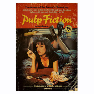 PULP FICTION  Original Movie Poster Reprint on Kraft Paper