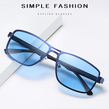 Load image into Gallery viewer, NO.ONEPAUL   Polarized Square Metal Frame Driving Sport Sunglasses with UV400 Protection
