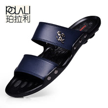 Load image into Gallery viewer, POLALI   Men&#39;s Designer Casual Summer/Beach Sandals

