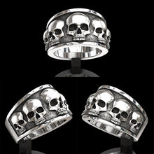 Load image into Gallery viewer, BIO-FREAK  Zink Alloy Punk Skull Comfort Fit Ring

