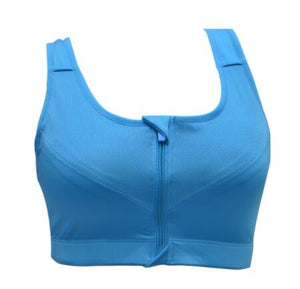 EVERBANK   Zippered Push-Up Sports Athletic Top Active Wear for Women