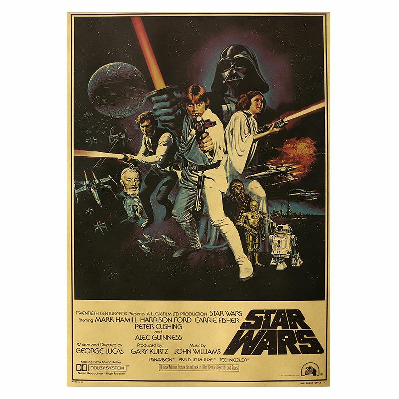 STAR WARS  Original High Quality Movie Poster Reprint Wall Art