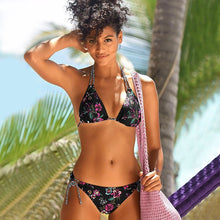 Load image into Gallery viewer, Women&#39;s Two Piece Push-up Bikini Set in Floral &amp; Solid Prints
