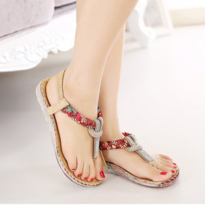 Chic Roman Style Casual Beach Sandals for Summer Wear