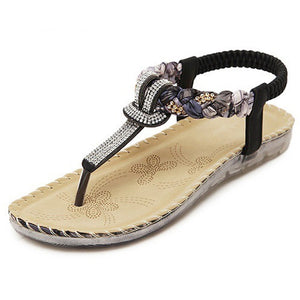 Chic Roman Style Casual Beach Sandals for Summer Wear