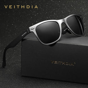VEITHDIA  Designer Classic Style Men's Polarized Sunglasses with UV400 Protectant