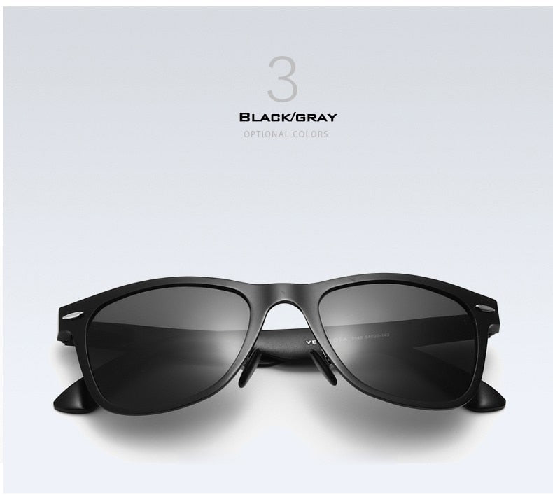 VEITHDIA  Designer Classic Style Men's Polarized Sunglasses with UV400 Protectant