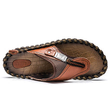 Load image into Gallery viewer, VRYHEID   Men&#39;s Genuine Leather Designer Beach Summer Casual Sandals
