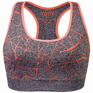 YOOY  Women's Push-up Athletic Yoga Top Active Wear